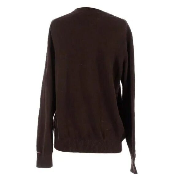 Tommy Hilfiger Argyle Sweater in Brown Size S - Picture 4 of 5
